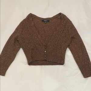 Express Cropped Cardigan